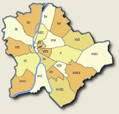 Budapest minden kerületében